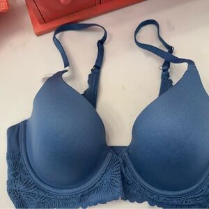 Aerie NWT Womens Blue with Lace Bra